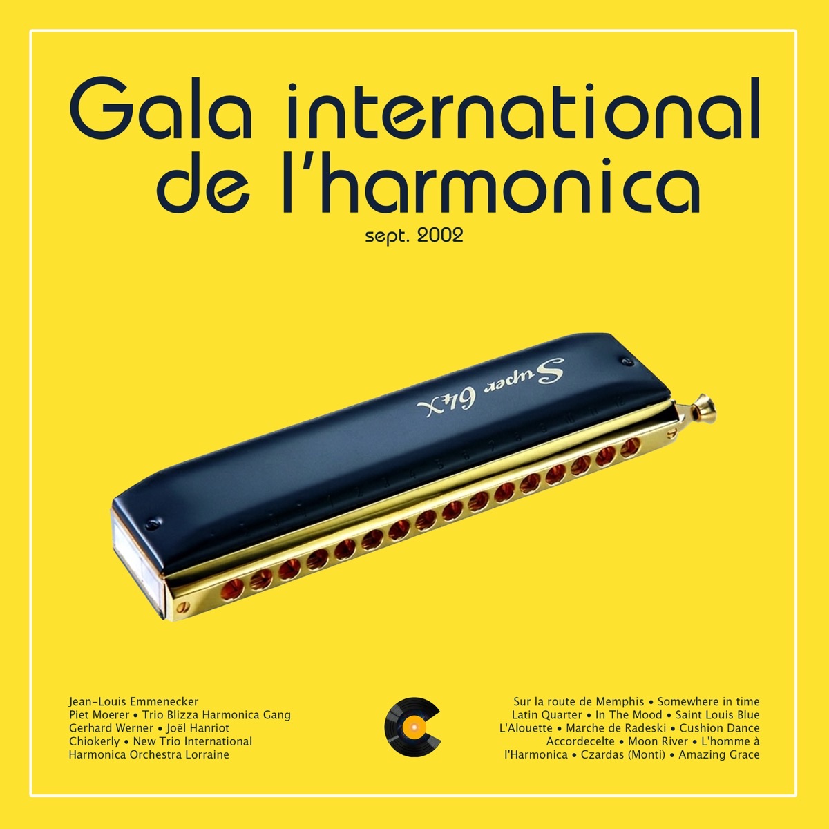Pochette — Gala International de l'Harmonica, concert live harmonica classique jazz blues
