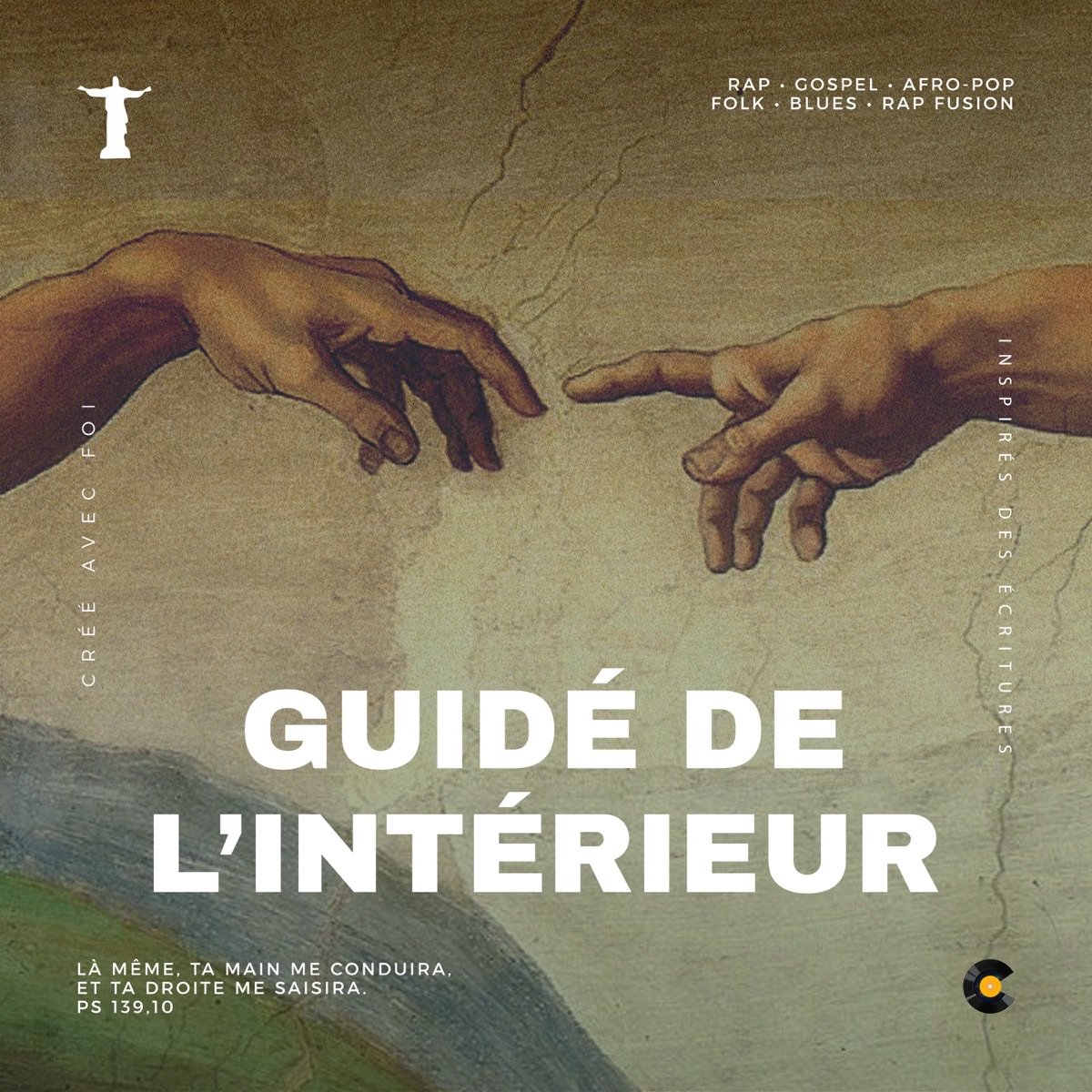 Pochette — Guidé de l'intérieur, album gospel pop rap Cosmic SMeL Music Production